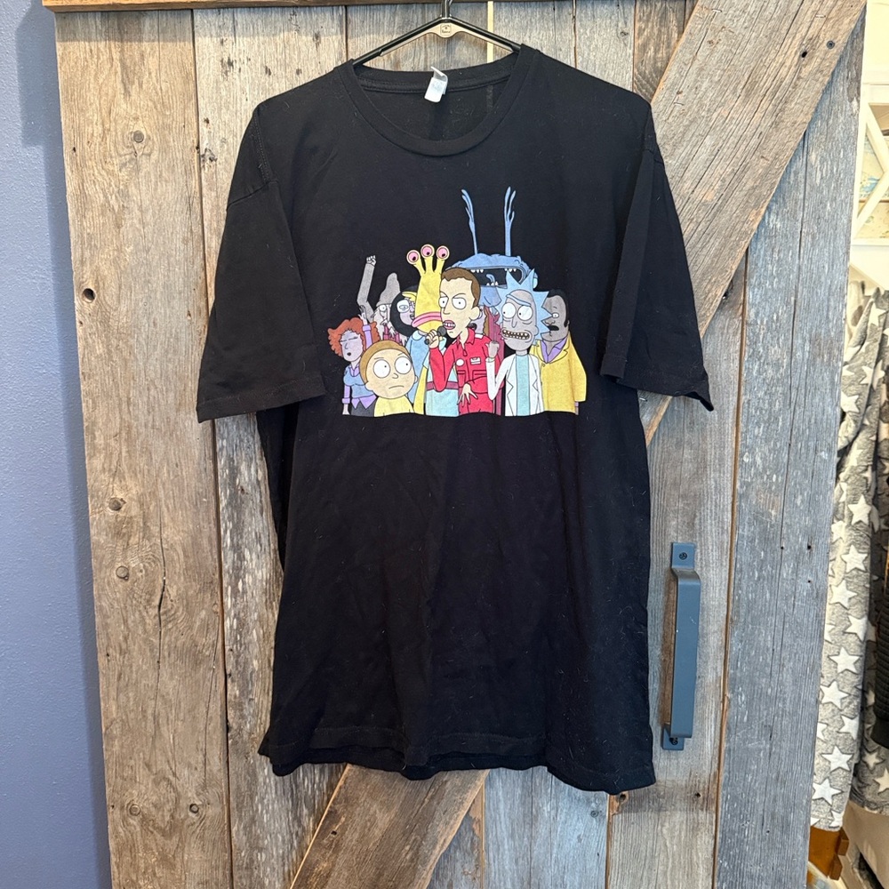 Black Rick and Morty x Logic Tshirt